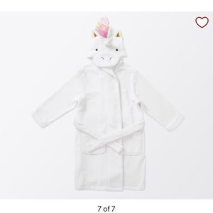 Pottery Barn Kids unicorn robe large / 8-10 years